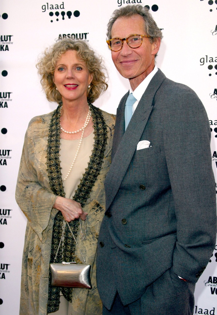 Blythe Danner and Bruce Paltrow during The 13th Annual GLAAD Media Awards in Los Angeles.